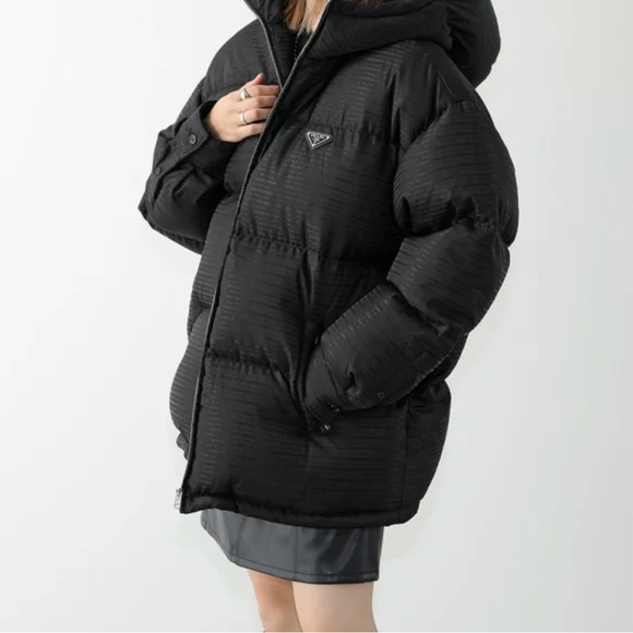 Prada Black Puffer Jacket - Picture 3 of 14